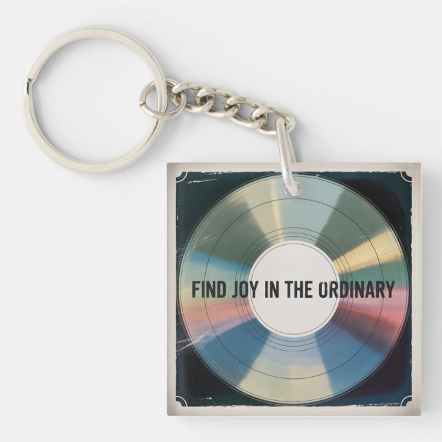 Find Joy In The Ordinary Keychain (Front)