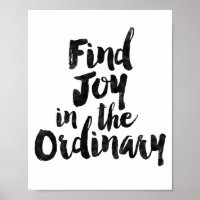 Find Joy in the Ordinary