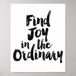 Find Joy in the Ordinary Poster