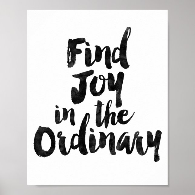 Find Joy in the Ordinary Poster (Front)