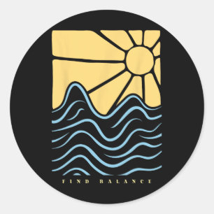 Find Lance Sunshine Paradise Summer Vibes Summer  Classic Round Sticker