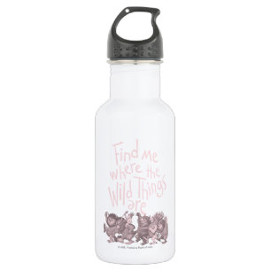 Find Me Where the Wild Things Are 532 Ml Water Bottle