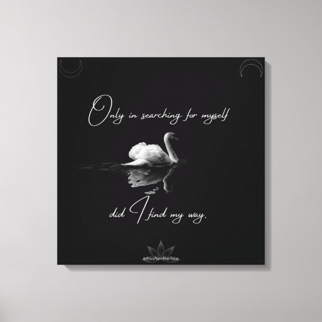 Find my way  canvas print (Front)