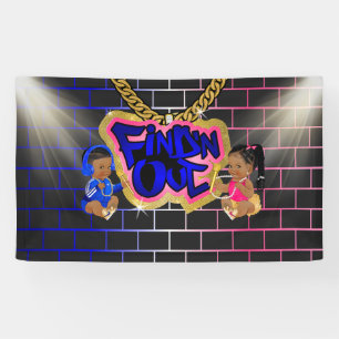 Find 'N Out Banner! Gender Reveal! Banner