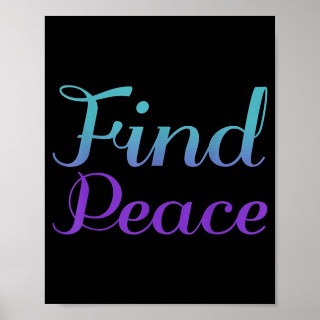 Find Peace Prevention Poster (Front)