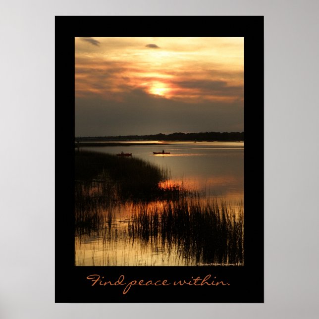 Find peace within... poster (Front)