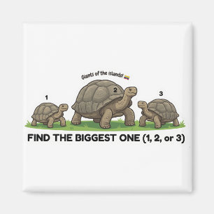 Find the Biggest One Animal World Quest for Toddle Magnet