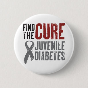 Find the Cure Juvenile Diabetes 2 Inch Round Button