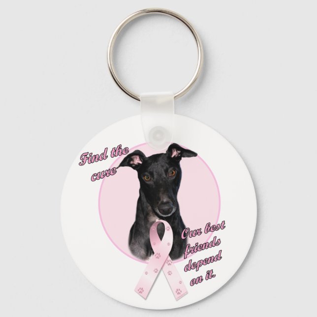 Find the Cure ~ Pink Keychain (Front)