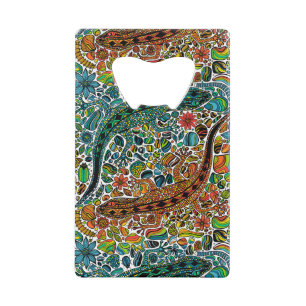 Find the geckos credit card bottle opener
