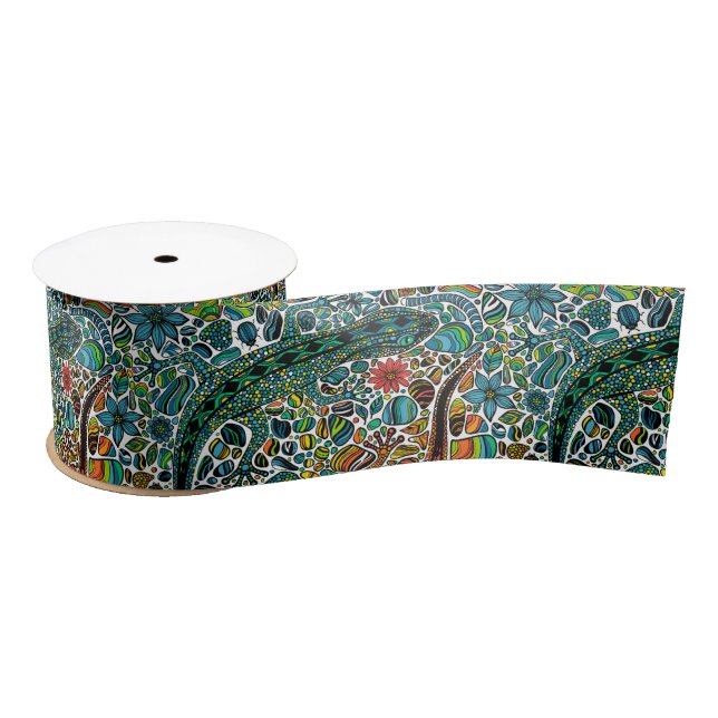 Find the geckos satin ribbon (Spool)
