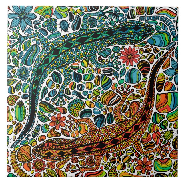Find the geckos tile (Front)