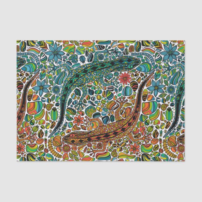 Find the geckos tissue paper (Front)