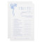 Find The Guest Blue Bow Bridal Shower Game