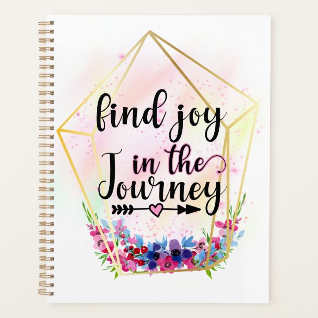 Find The Joy In The Journey Planner (Front)