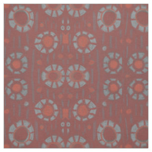 "Find the rabbit" rustic pattern, earth tones Fabric