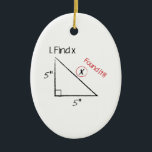 Find X Ceramic Ornament<br><div class="desc">Find X</div>
