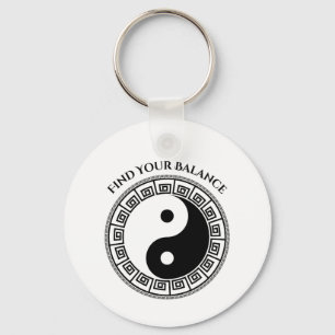 Find Your Balance Keychain