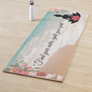 "Find your centre, ignite your spirit." YOGA LOVER Yoga Mat