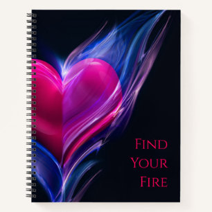 Find Your Fire Inspirational Notebook