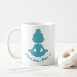 Find Your Flow Mug (Cyan)