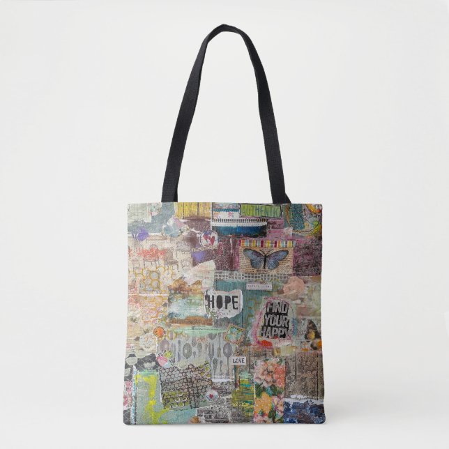 Find Your Happy Tote Bag (Front)