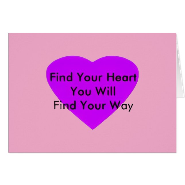 Find your heart  jGibney The Museum Zazzle (Front Horizontal)