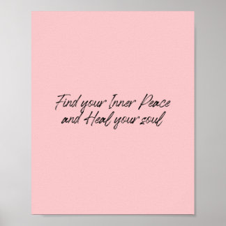 Find your Inner Peace and Heal your Soul. Poster