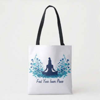 Find Your Inner Peace Meditation Tote Bag