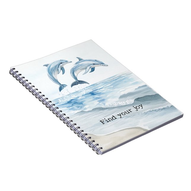 Find Your Joy Dolphins Notebook (Right Side)