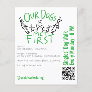 Find your new love with dog flyer