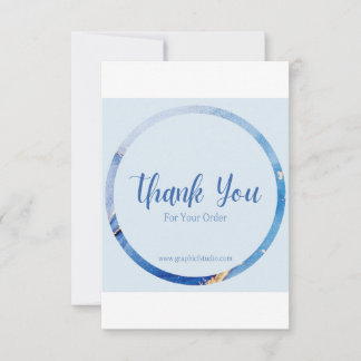 Find your Order Thank You Card