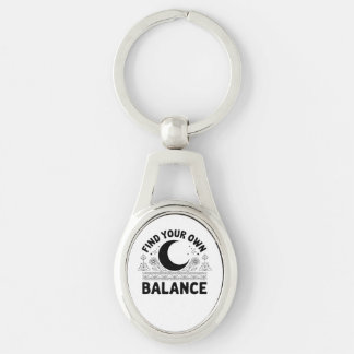Find Your Own Balance Keychain