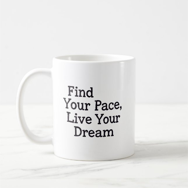 Find Your Pace Coffee Mug (Left)