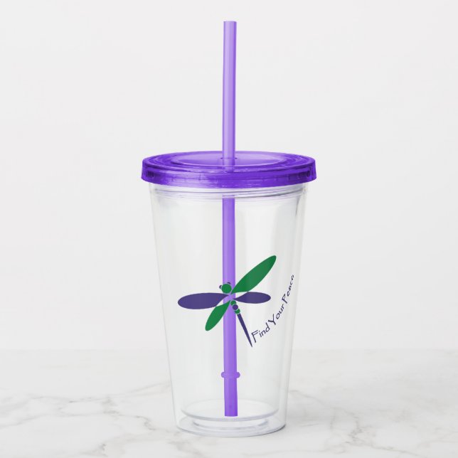 Find your peace drinking cup (Front)