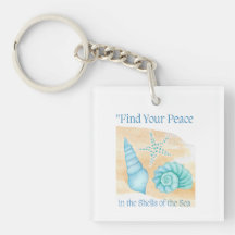 Find your peace in the shells of the sea.