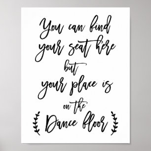 Find Your Seat Here Poster