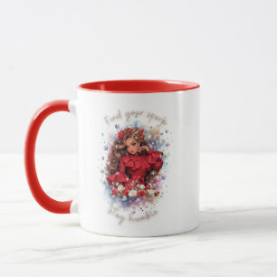 Find Your Spark Stay Humble Latina Girl  Mug
