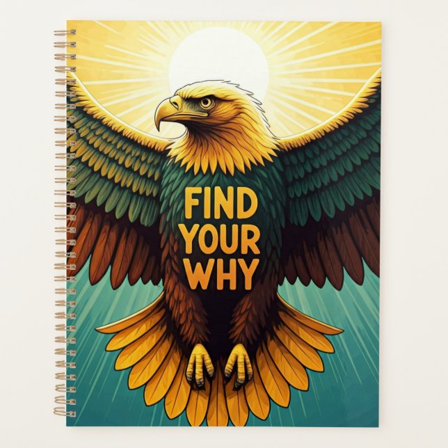 Find Your Why Eagle Planner (Front)