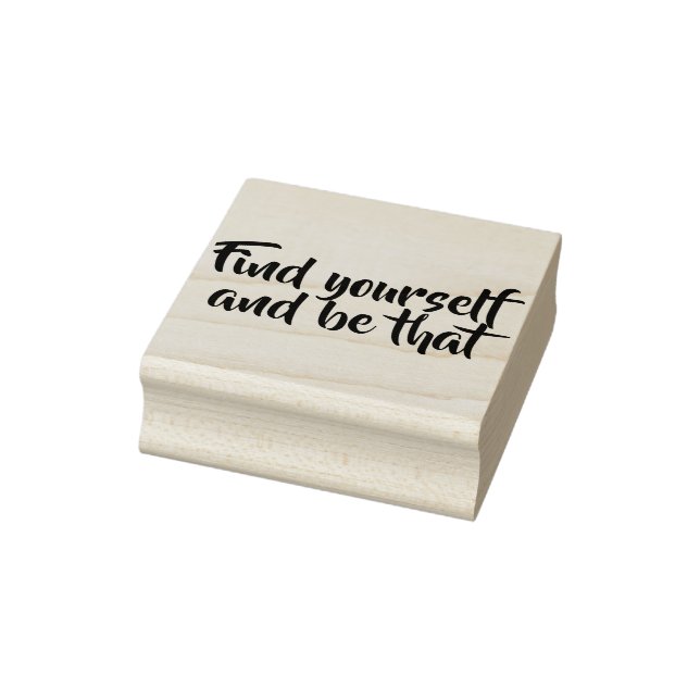Find yourself and be that,rubber stamp, rubber stamp (Stamp)