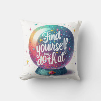 Find Yourself  Throw Pillow