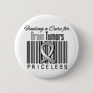 Finding a Cure For Brain Tumours PRICELESS 2 Inch Round Button