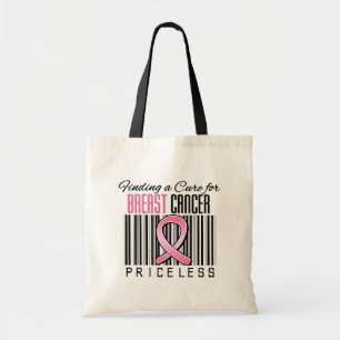 Finding a Cure For Breast Cancer PRICELESS Tote Bag