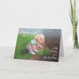 Finding a great mother-in-law - Mother's Day Card