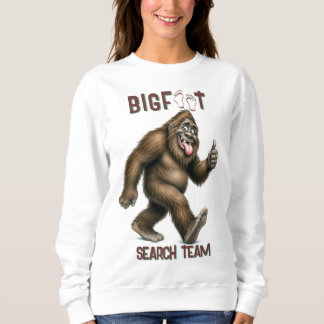 Finding Bigfoot Sasquatch Hiking Sweatshirt