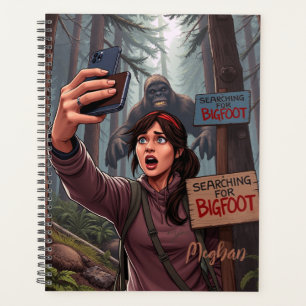 Finding Bigfoot Sasquatch Selfie Planner