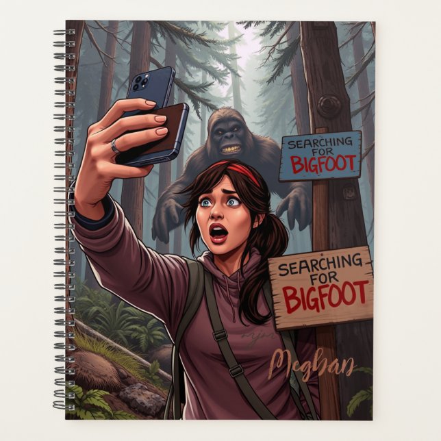 Finding Bigfoot Sasquatch Selfie Planner (Front)