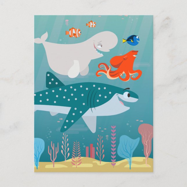 Finding Dory | A Journey Beneath the Sea Postcard (Front)
