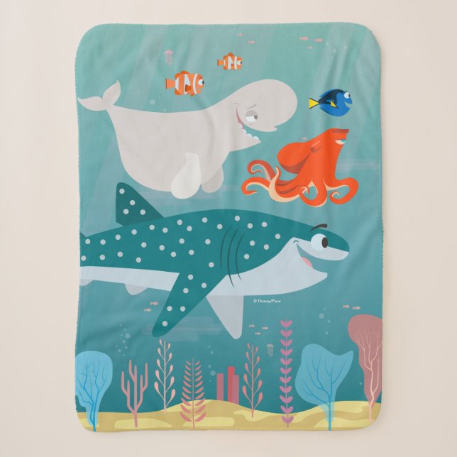 Finding Dory | A Journey Beneath the Sea Sherpa Blanket (Front)