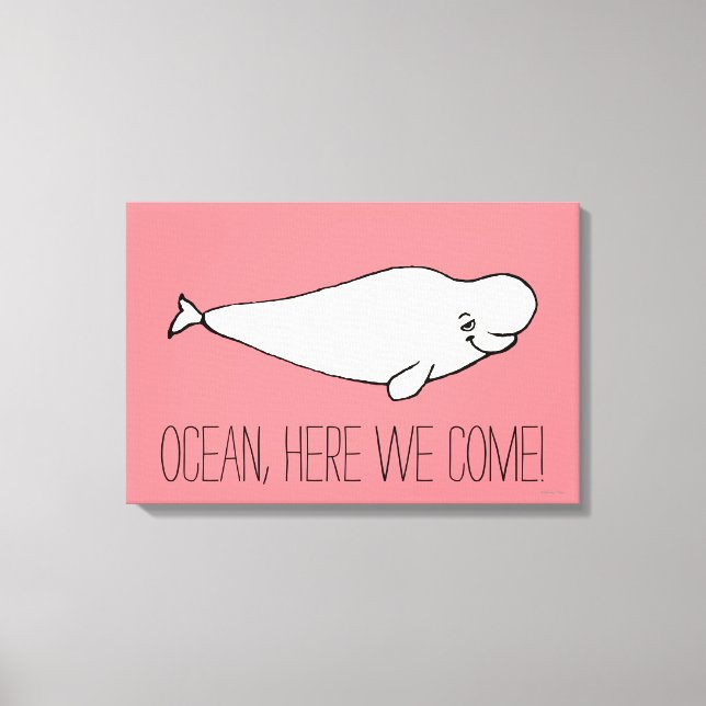 Finding Dory | Bailey Cartoon Canvas Print (Front)